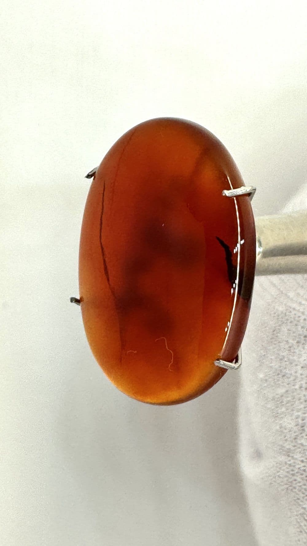 سنگ عقیق یمن اصل و معدنی (۲۰ در ۱۵ میل)