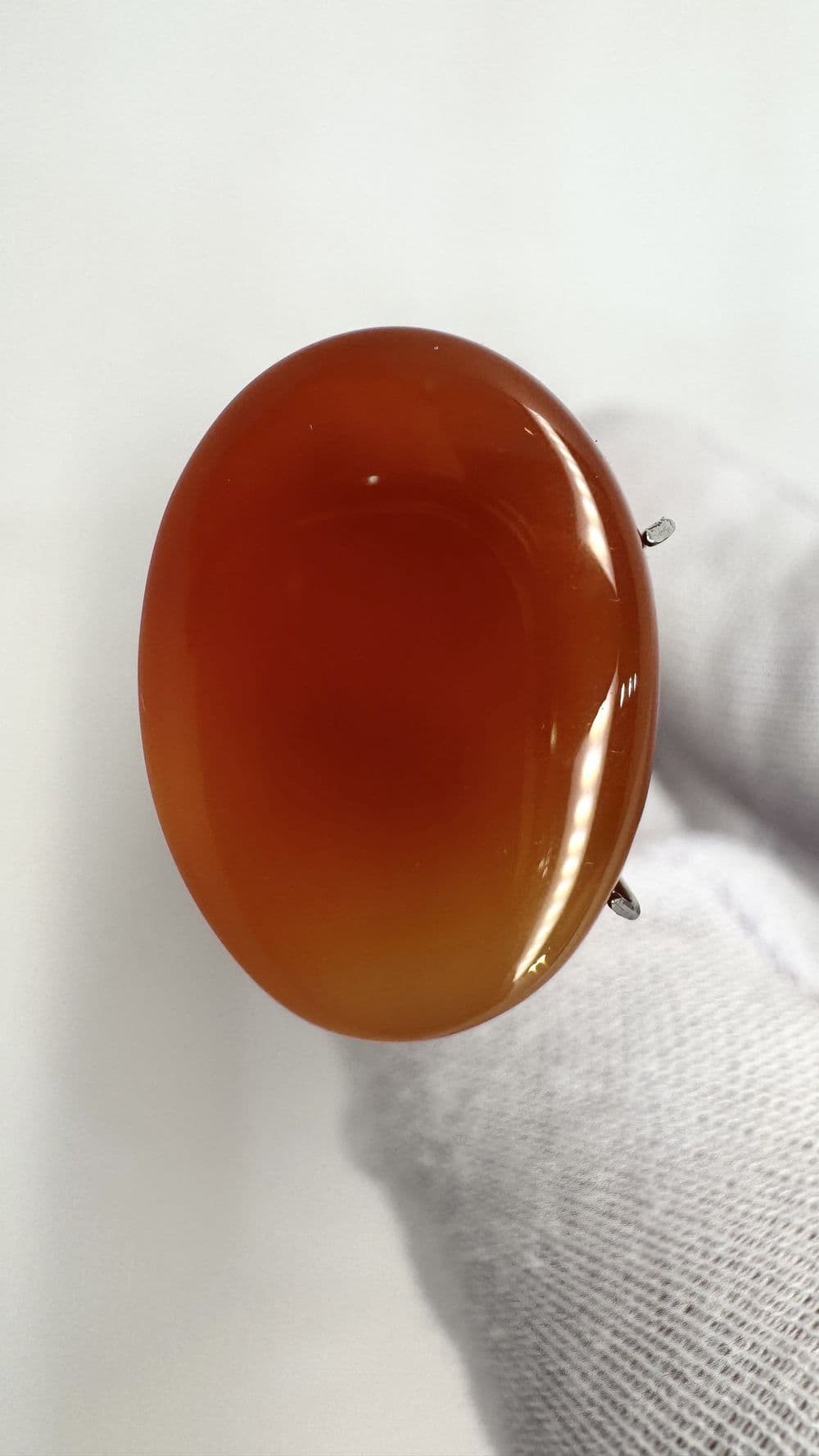 سنگ عقیق یمن اصل و خوشتراش (۱۹ در ۱۵ میل)