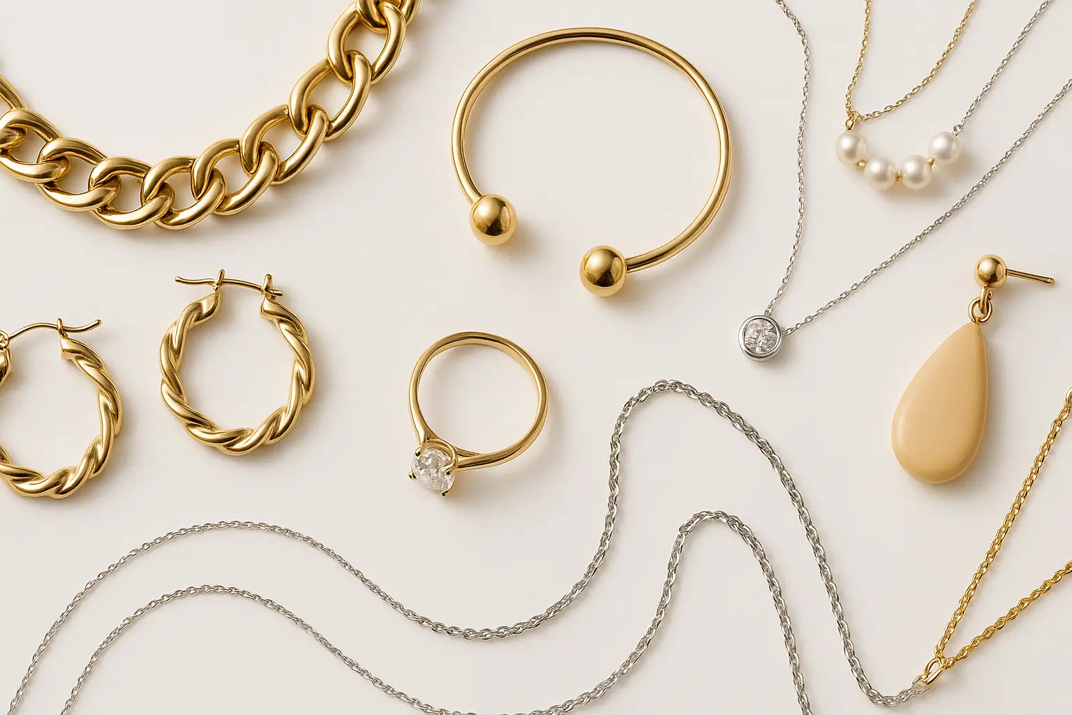 Collection of unique handmade Women's Jewelry with gemstones by Alefgem
